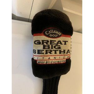 Callaway Great Big Bertha Titanium War Bird Soleplate Golf Club Cover Sock‎